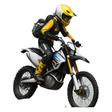 Crying tears enduro biker sticker