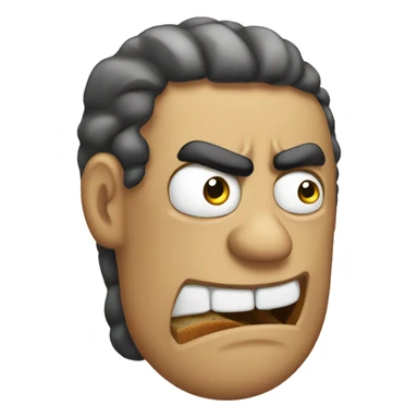 Angry sandwhich sticker