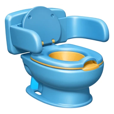 A potty trainer without a person on it sticker