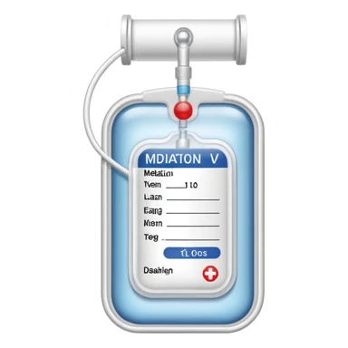 Medication iv label sticker