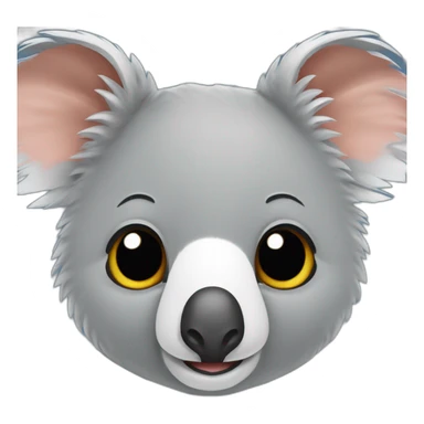 Koala cochon colibri mélanger sticker