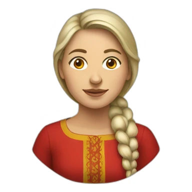 Lithuanian woman sticker