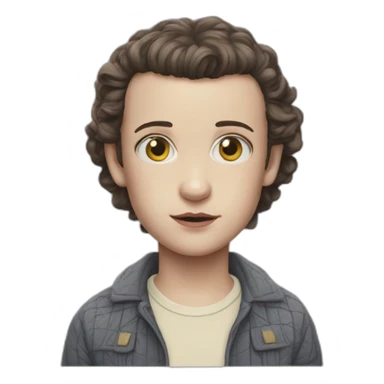 Stranger things Eleven season 1 sticker