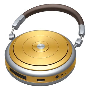 circular walkman sticker