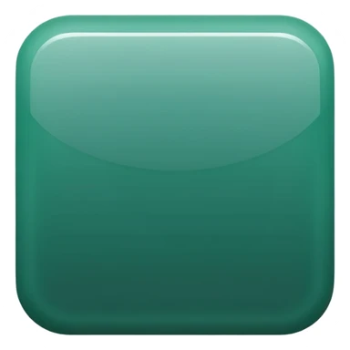 Blank dark Jade style rounded square icon button sticker