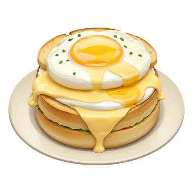 egg benedict sticker