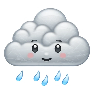 Fight cloud with scribble sticker