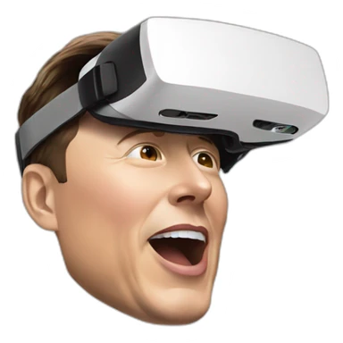 Elon Musk, vr headset sticker