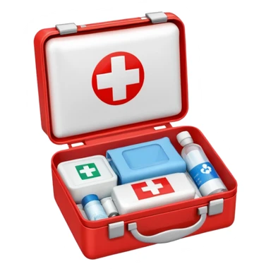 First aid kit sticker