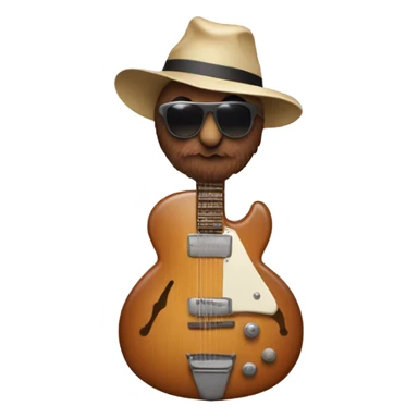 yacht rock guitar turkey sticker