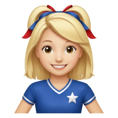 Cheer squad, blonde, Burnett  sticker