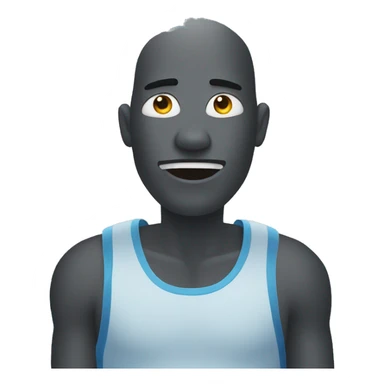 half face paralysed emoji sticker