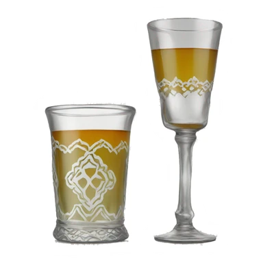 moroccan tea glass sticker