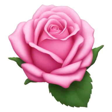pink rose sticker