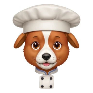 chef red dog sticker