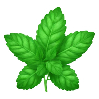mint leaf sticker