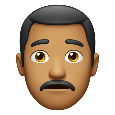 Really really really sad Hispanic man crying  sticker