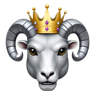 A terminator style Ram head in the  w/ a crown sticker