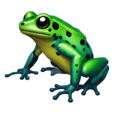 Poison frog kaiju sticker