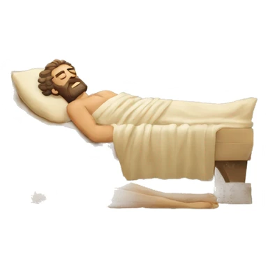 Ancient Greek King Odysseus Sleeping sticker
