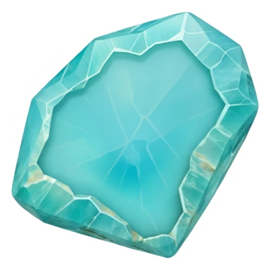 peruvian opal gemstone raw crystal mineral sticker