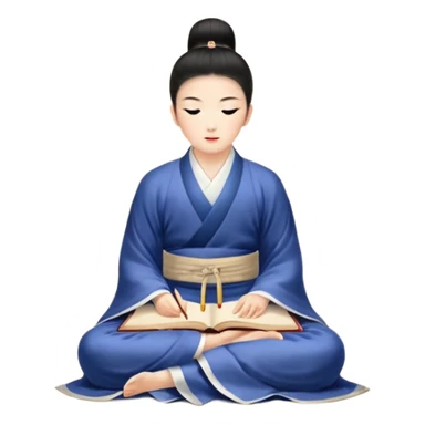 戴著圓框眼鏡的貓咪，像位專注研究的學者，靜靜坐著觀察世界。 sticker