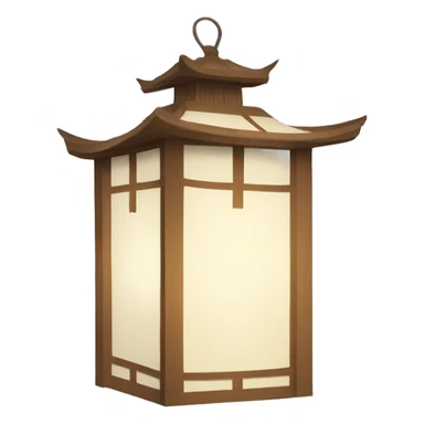 Oriental paper Latern sticker
