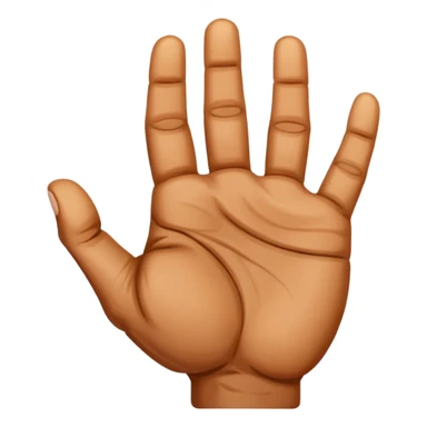 strong veiny closed hand sticker