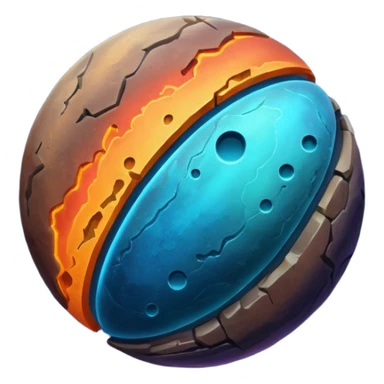 Planet ellipse sticker