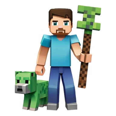 Minecraft logo sticker