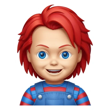 Un emojin de chuky sticker