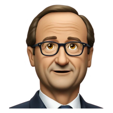 Francois hollande communist sticker