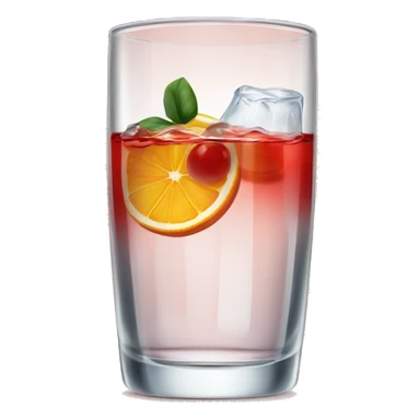 Campari Spritz in glass of water  sticker