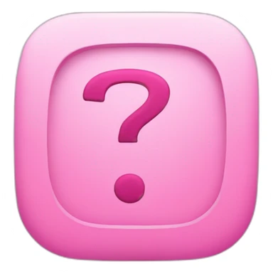 question answer - symbols are pink sticker