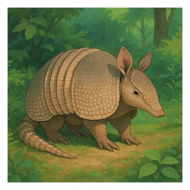 armadillo sticker