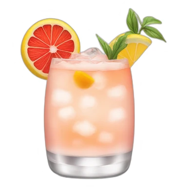 Paloma cocktail sticker