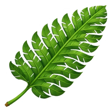 only a single banana leaf sticker