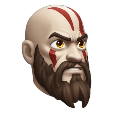 Kratos vs castor sticker