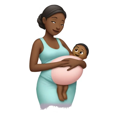 pregnant in labor sticker