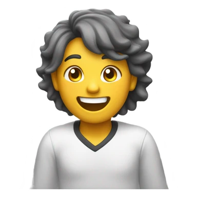 Arm pumping down happy sticker