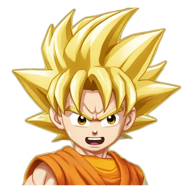 Son goku super saiyan  sticker