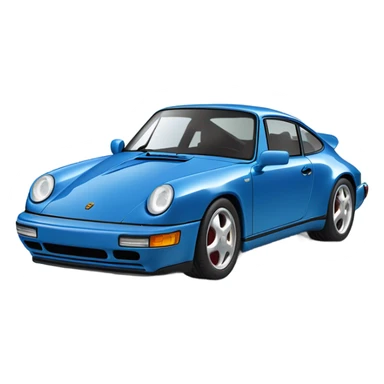 porsche 911 carrera 4s blue 1993 sticker