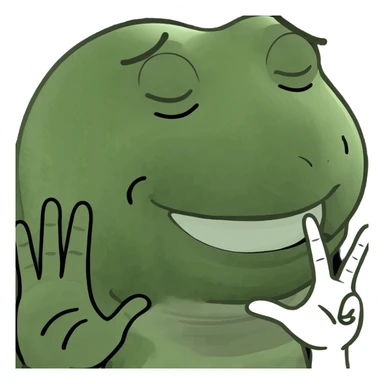 Oh, could you make a closed 👁️ but it is smiling and you get the 21 fun and finger and put it like the tap in each other sticker