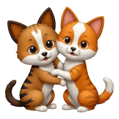 perro y gato sticker