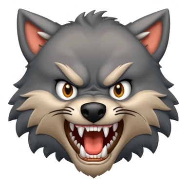 the Big Bad Wolf in the story of Little Red Riding Hood sticker