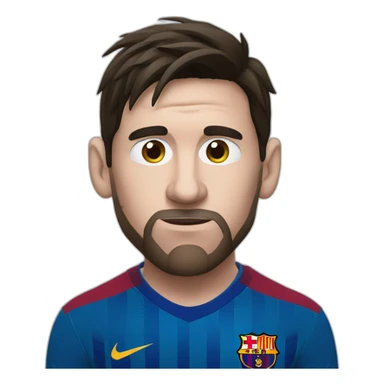 Messi saying silence sticker