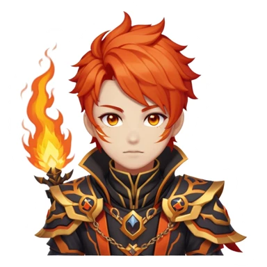 Mavuika The Pyro Archon from Genshin Impact sticker