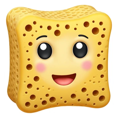 sponge fabric sticker