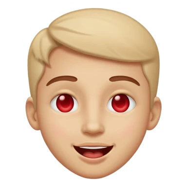 someone who is very happy with heart eyes and saliva drooling from his mouth sticker