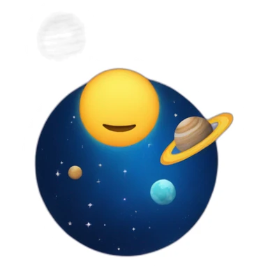 Stars and planets sticker